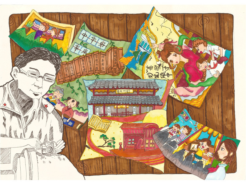 嘉兴市南湖区南湖创业新宝gg602班 张怡婷《镜头下的故事》.jpg